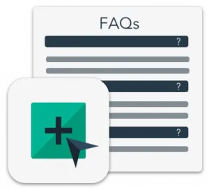 Question and Answer Section Vector Art