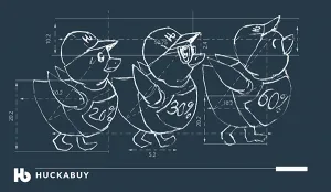 Huckabuy developers three ducks drawing