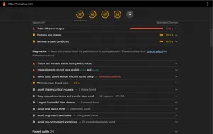 google lighthouse speed factors breakdown